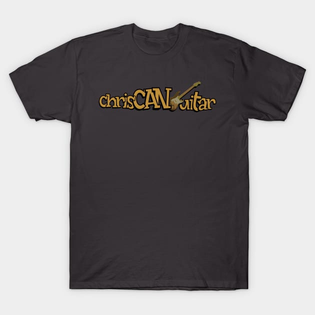 Chris Can Guitar Logo T-Shirt by OutPsyder